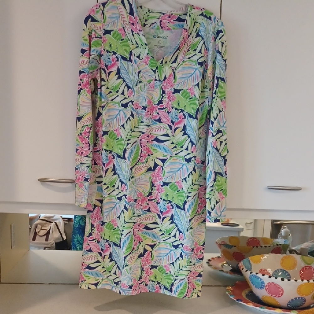 IBKUL Women's Dress - Multicolor Leaf Print